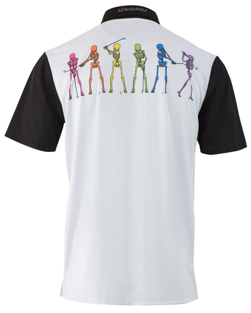 Bones Mens Golf Polo Shirt by ReadyGOLF