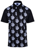 The Bird Middle Finger Mens Golf Polo Shirt by ReadyGOLF