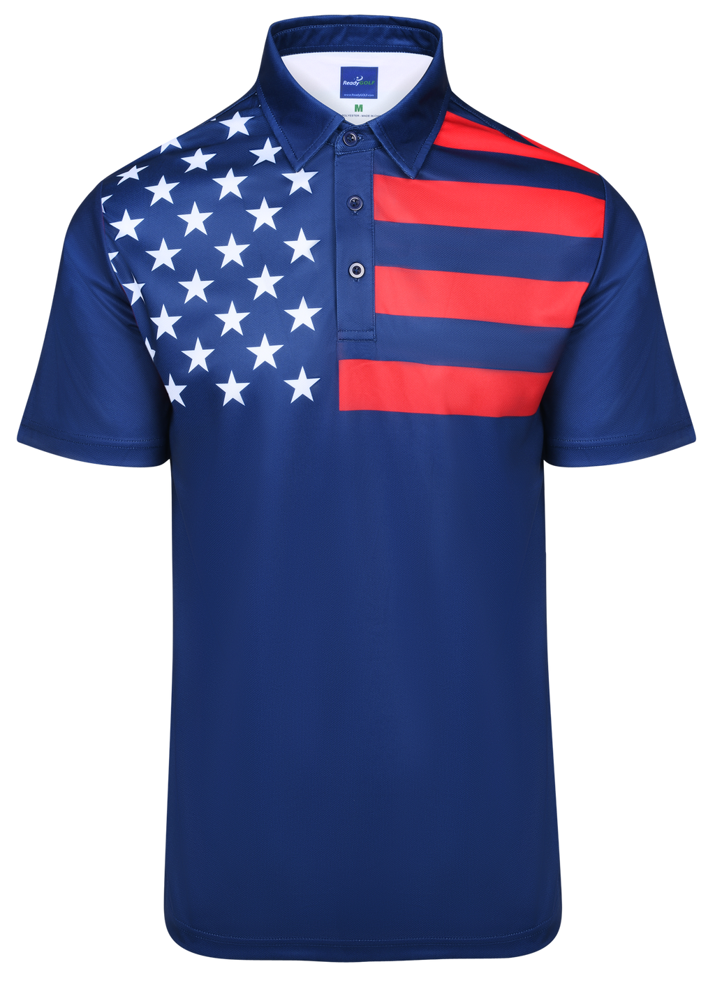 Liberty Mens Golf Polo Shirt by ReadyGOLF
