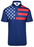 Liberty Mens Golf Polo Shirt by ReadyGOLF