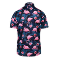 Midnight Flamingos Mens Golf Polo Shirt by ReadyGOLF