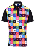 Scorecard Mens Golf Polo Shirt by ReadyGOLF