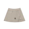 High-Waist Pocketed A-Line Skirt