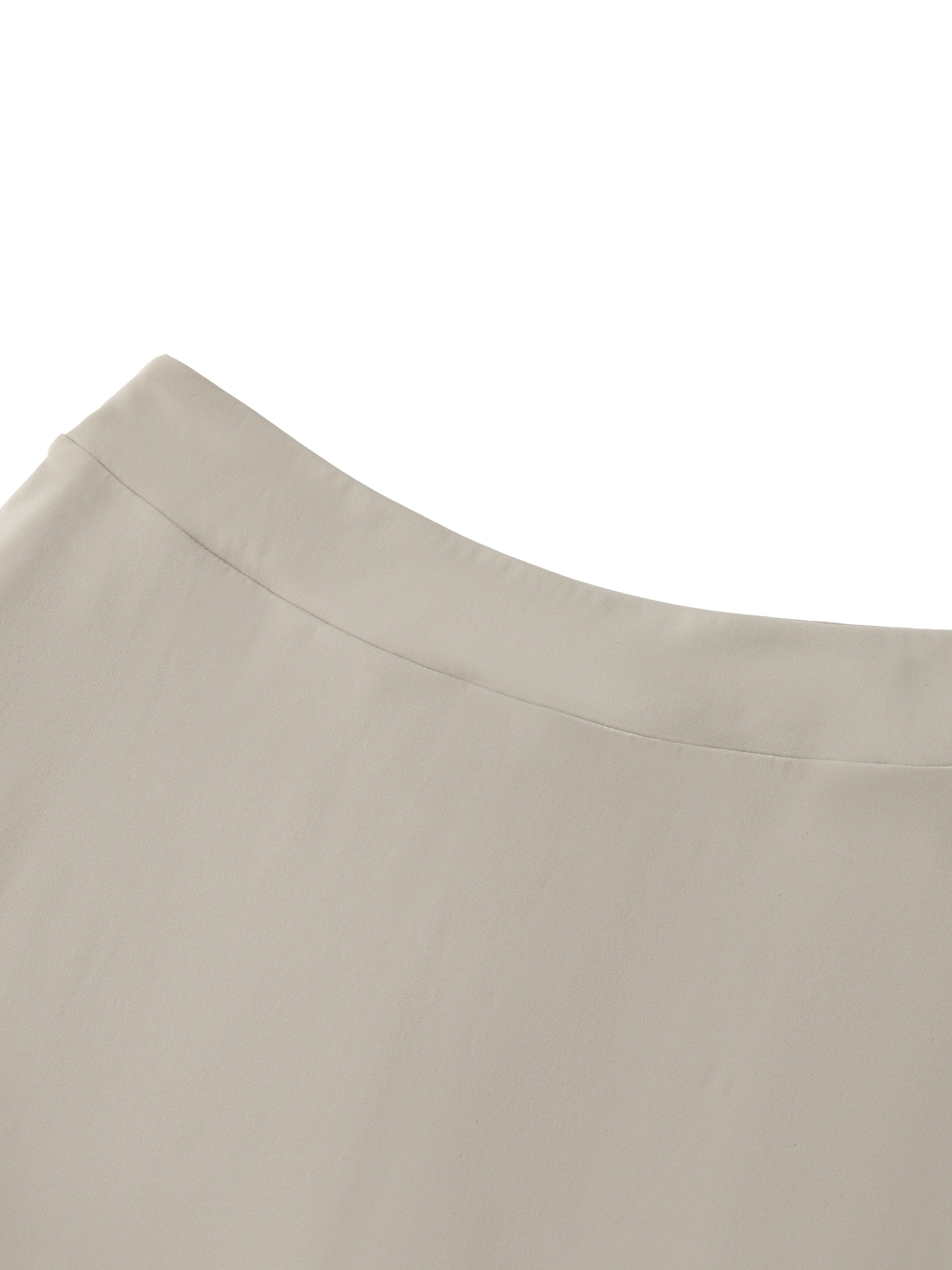 High-Waist Pocketed A-Line Skirt